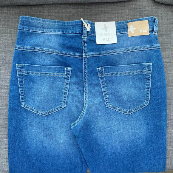 NWT Mac Jog 'n Jeans Blue Skinny Fit 28/38 - Picture 8 of 10